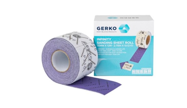 Gerko Infinity Schleifstreifen 70mm x12m P400