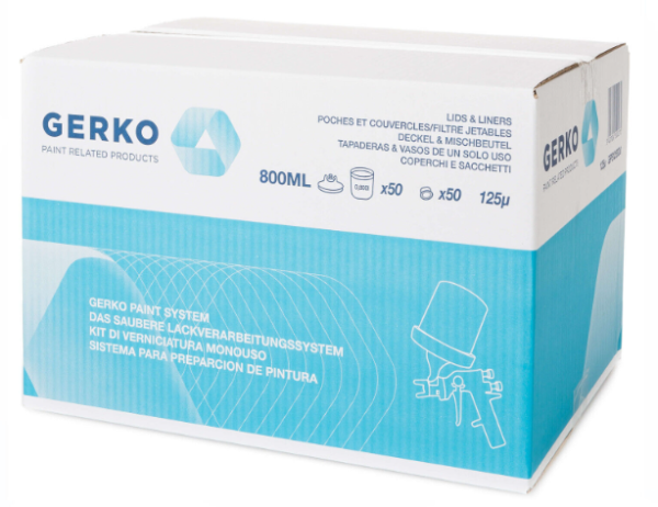 Gerko Paint System 125µm 800ml - 50 Sets