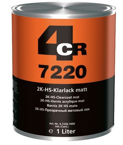 4CR 7220 2K HS-Klarlack matt 1L Kanne