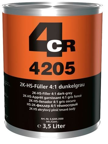 4CR 4205 2K-HS Füller 4:1 dunkelgrau 3,5 Lit